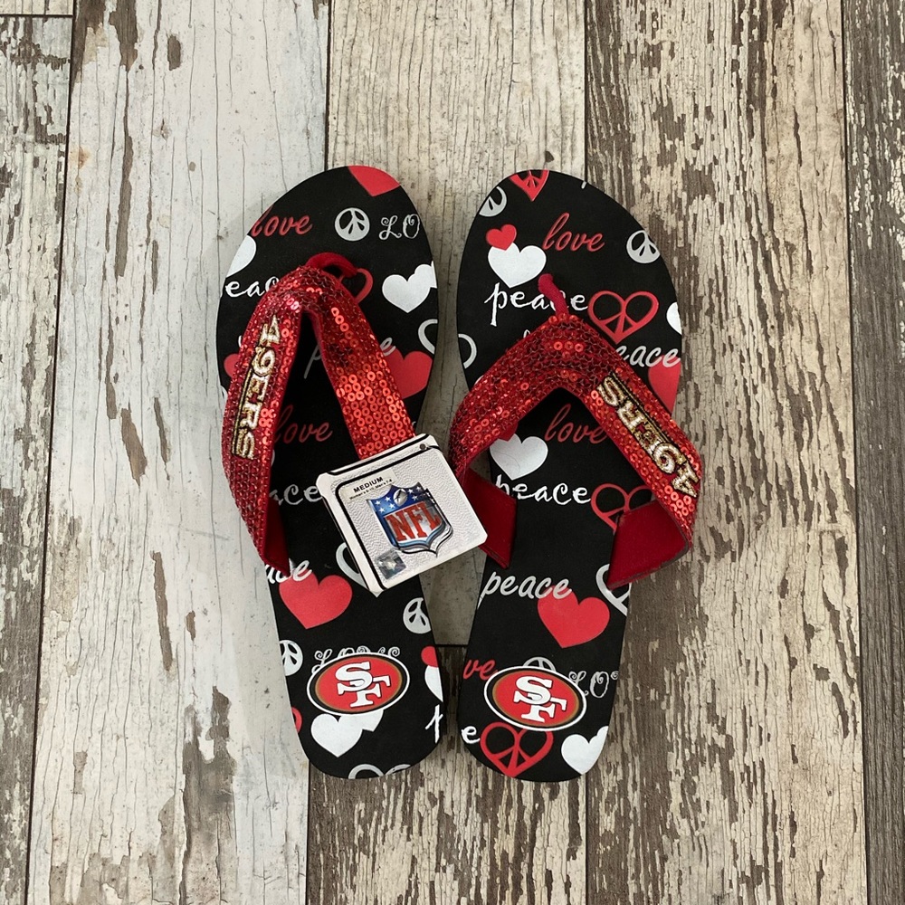 NFL 49er Sandals